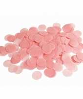 Licht roze papieren confetti 132 gram