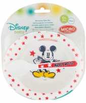 Mickey mouse kommetje met handvaten en lepel melamine 16 cm