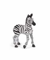Plastic baby zebra 9 cm
