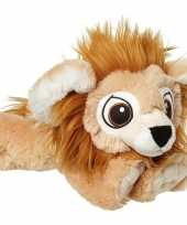 Pluche bruine leeuw knuffel 38 cm baby speelgoed