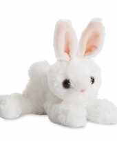 Pluche witte konijn haas knuffel 20 cm speelgoed