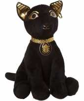 Pluche zwarte bastet kat poes knuffel 20 cm baby speelgoed