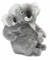 Wnf pluche koala knuffel met baby 28 cm